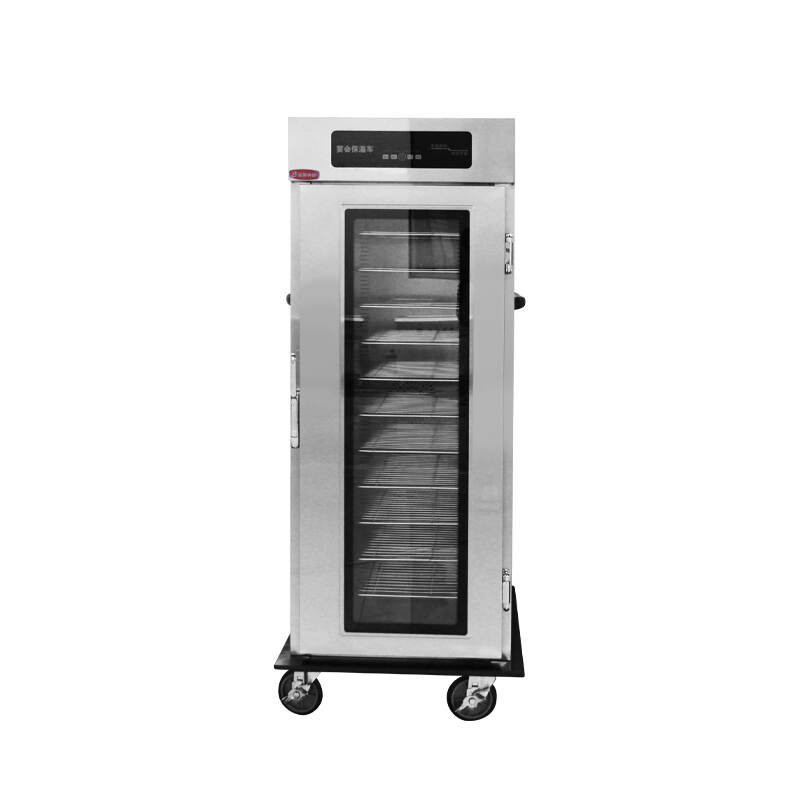 Single Glass Door Computerized Touchscreen Insulated Banquet Cart