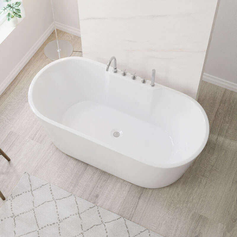 Acrylic Bathtub Artificial Stone Bathtub Transparent Bathtub Hot Tub Swim SPA