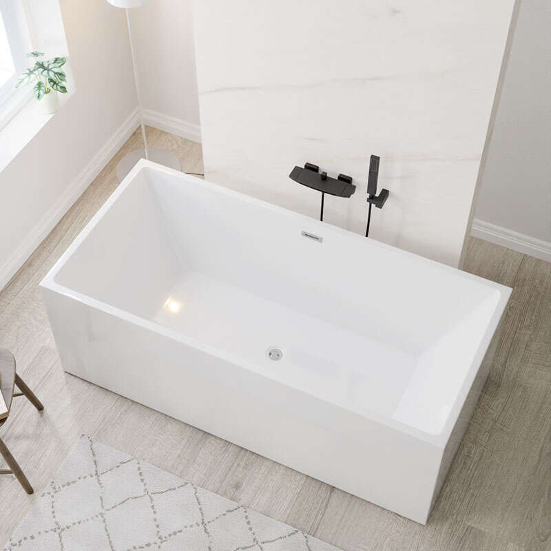 Acrylic Bathtub Artificial Stone Bathtub Transparent Bathtub Hot Tub Swim SPA