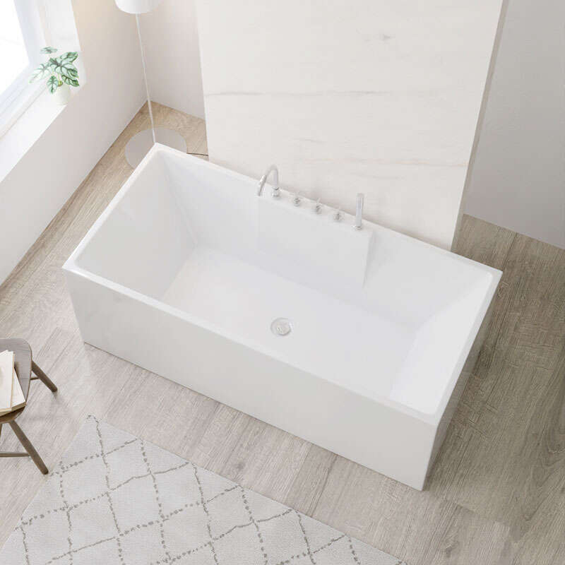Acrylic Bathtub Artificial Stone Bathtub Transparent Bathtub Hot Tub Swim SPA