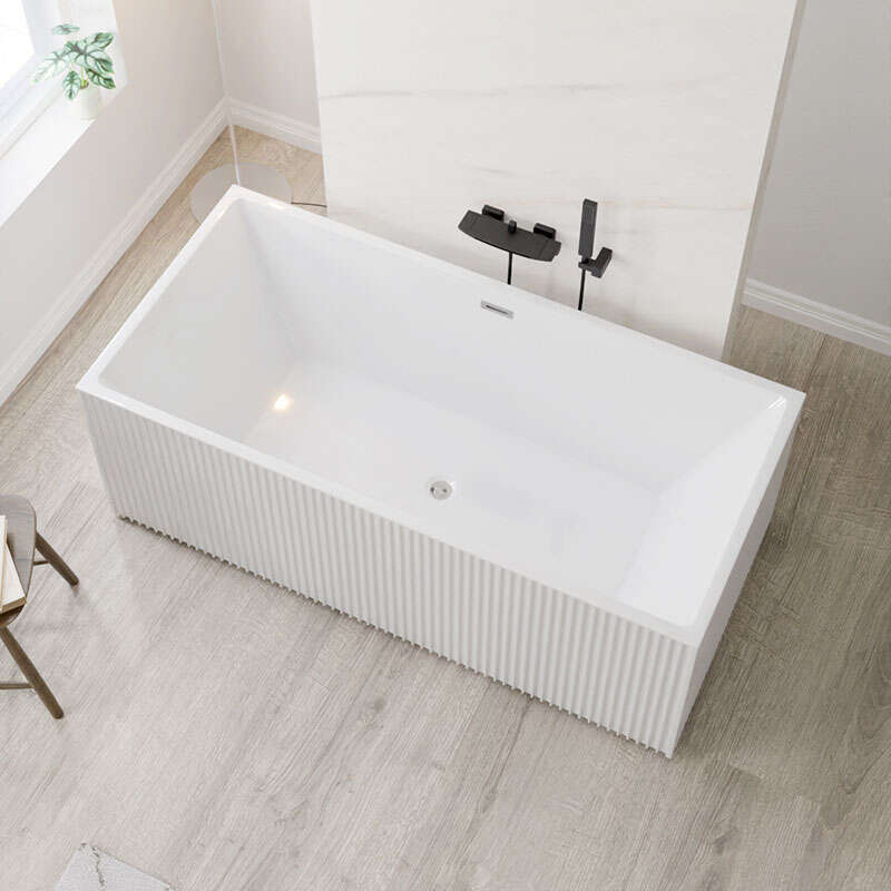 Acrylic Bathtub Artificial Stone Bathtub Transparent Bathtub Hot Tub Swim SPA