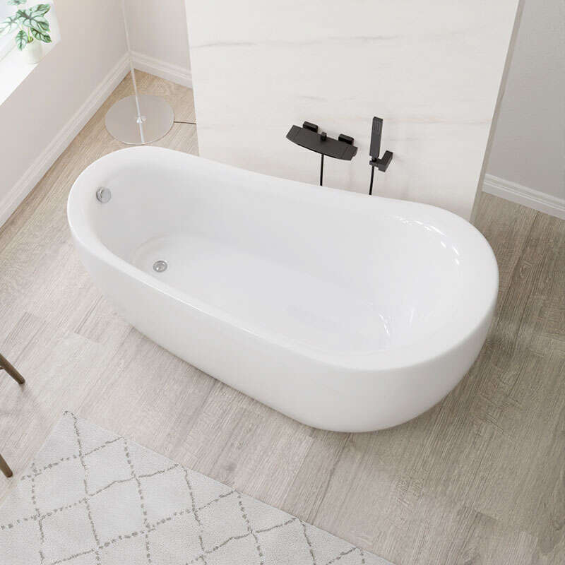 Acrylic Bathtub Artificial Stone Bathtub Transparent Bathtub Hot Tub Swim SPA