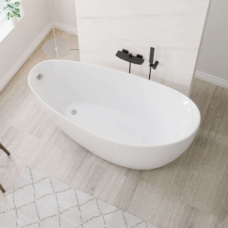 Acrylic Bathtub Artificial Stone Bathtub Transparent Bathtub Hot Tub Swim SPA