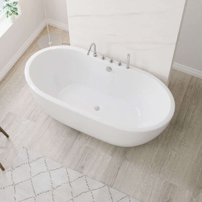 Acrylic Bathtub Artificial Stone Bathtub Transparent Bathtub Hot Tub Swim SPA