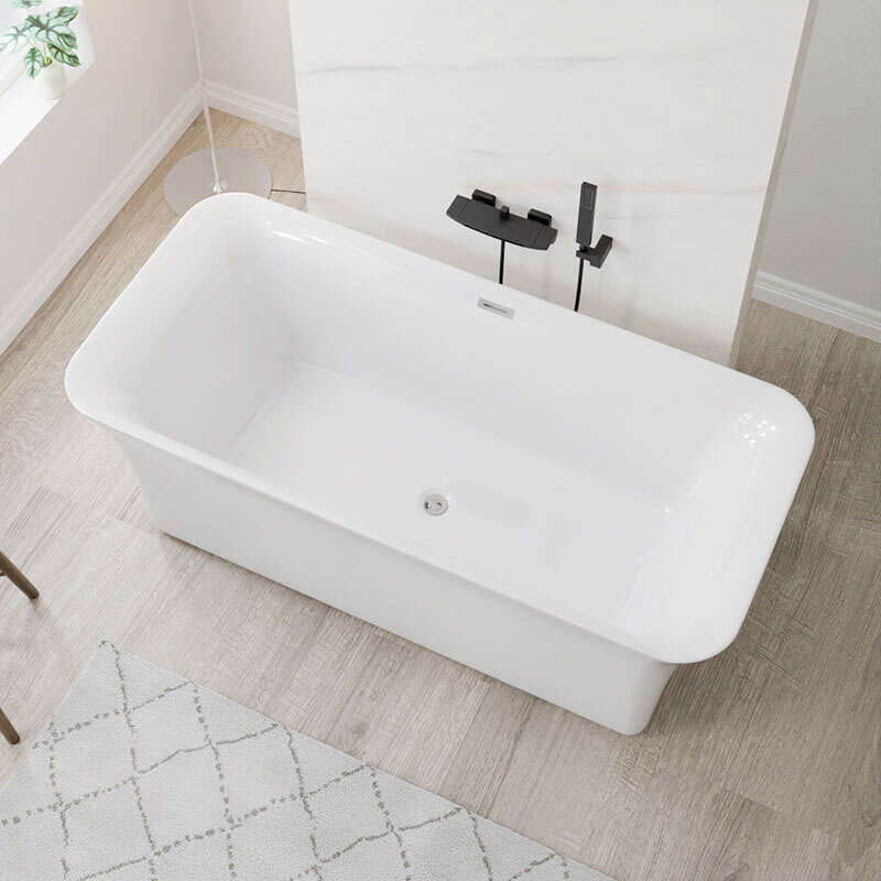 Acrylic Bathtub Artificial Stone Bathtub Transparent Bathtub Hot Tub Swim SPA