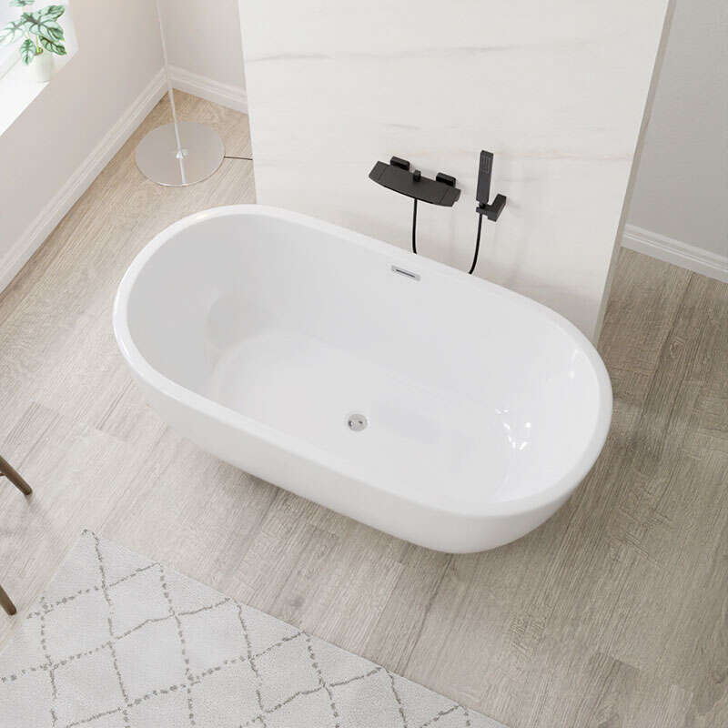 Acrylic Bathtub Artificial Stone Bathtub Transparent Bathtub Hot Tub Swim SPA