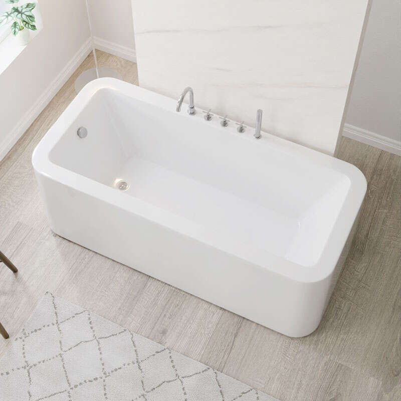 Acrylic Bathtub Artificial Stone Bathtub Transparent Bathtub Hot Tub Swim SPA