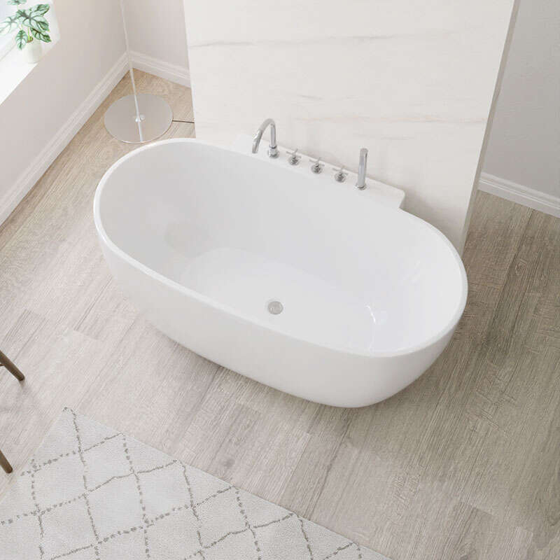 Acrylic Bathtub Artificial Stone Bathtub Transparent Bathtub Hot Tub Swim SPA