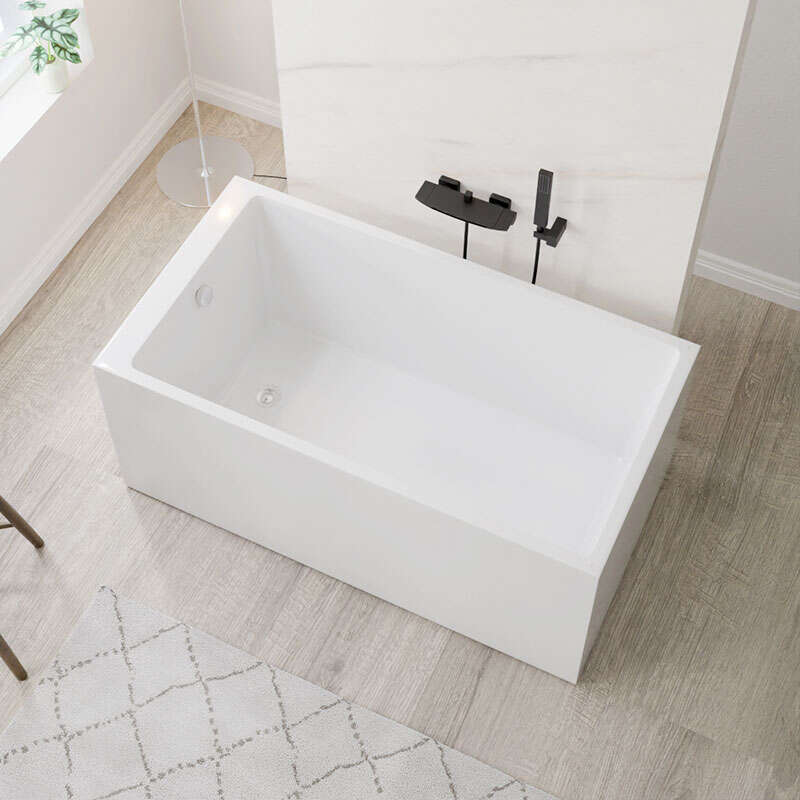 Acrylic freestanding Modern Thin - edged Sturdy bathtub Model