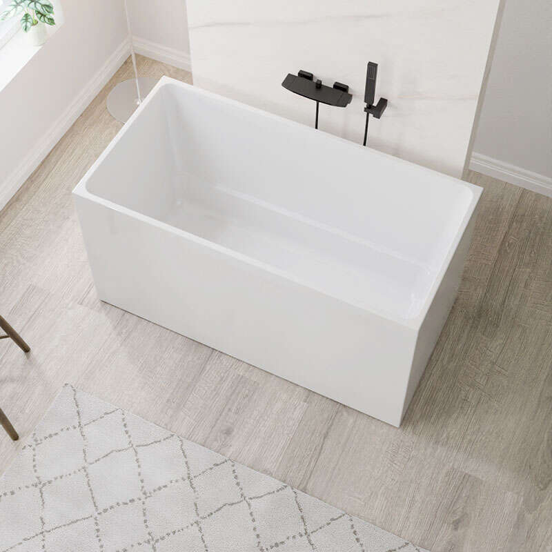 Acrylic freestanding Lightweight Deep - soaking Small - sized bathtub Model