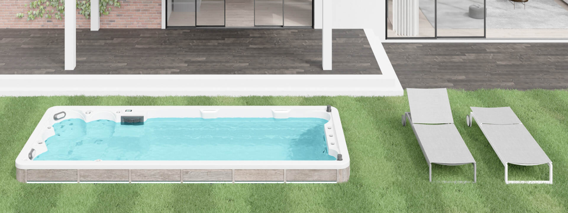 Acrylic Bathtub Artificial Stone Bathtub Transparent Bathtub Hot Tub Swim SPA