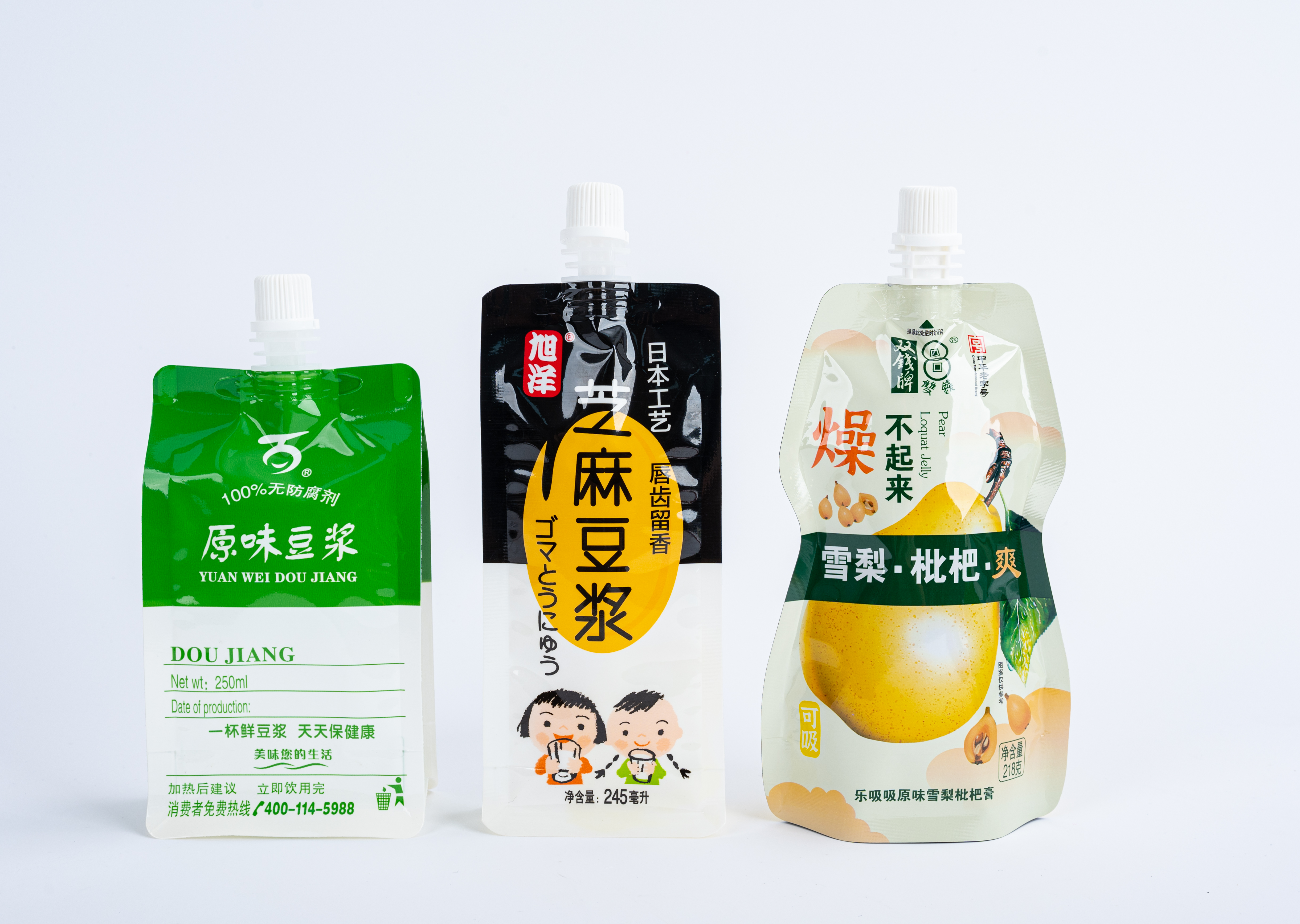 Wholesale Eco friendly liquid juice Stand Up Pouch