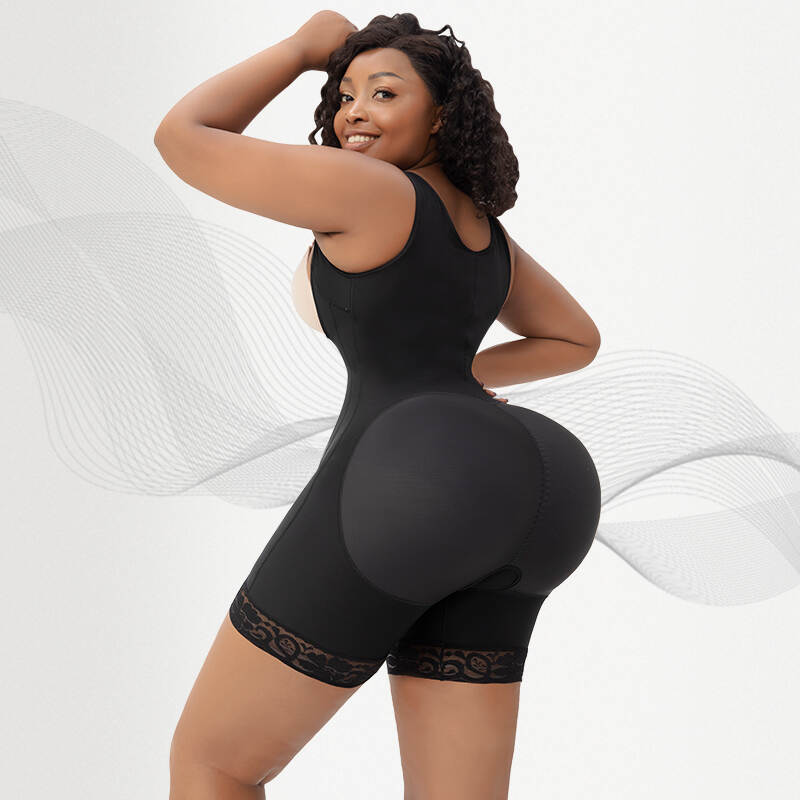 Dual-layer compression suit, post-lipo side zipper garment, medical adjustable shapewear