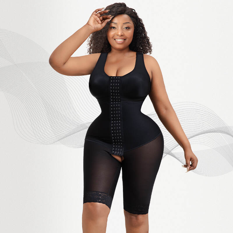 Medical Compression faja with Bra Wide Shoulder Straps