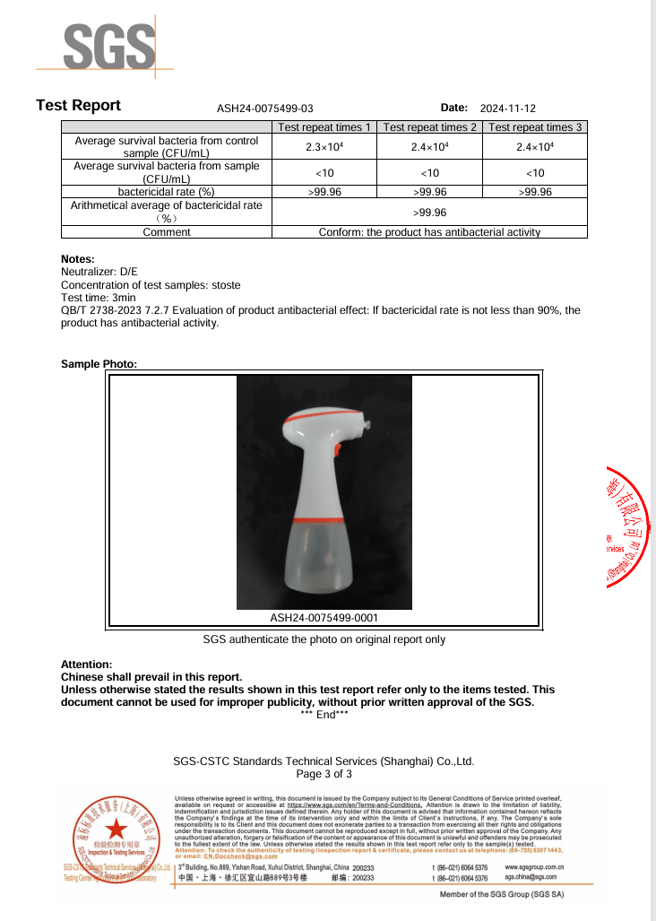 Breakthrough Antibacterial Technology for Health 