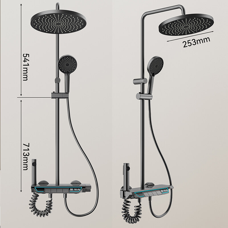 Aluminum Shower Set, Four Function Shower Set