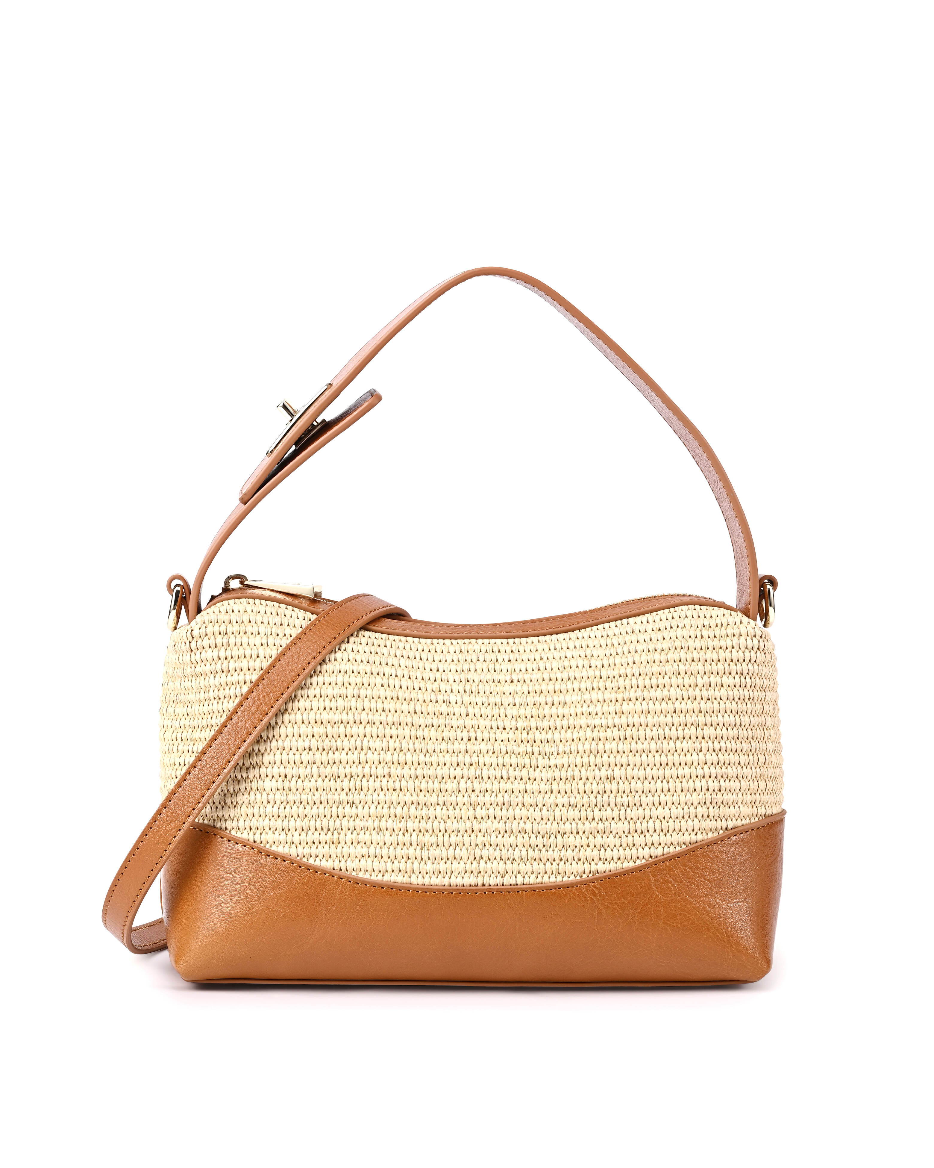 Straw Woven Pillow Women's Handbag 2024 New Luxury Design Shoulder Crossbody Bag Straw Woven Bag