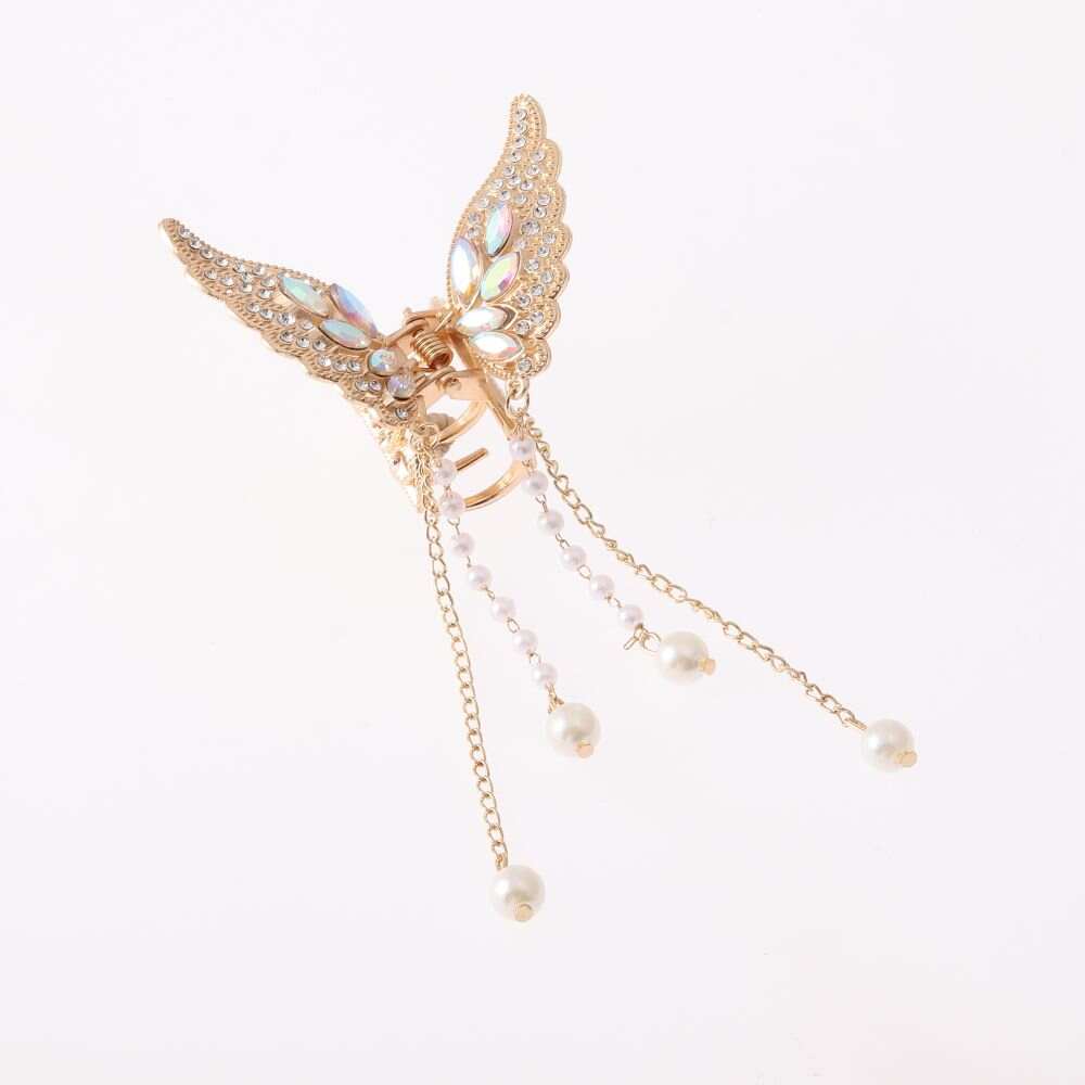 butterfly hair clips silver, big butterfly hairpin distributor, butterfly hairpin portia, flying butterfly hairpin, big butterfly hairpin oem