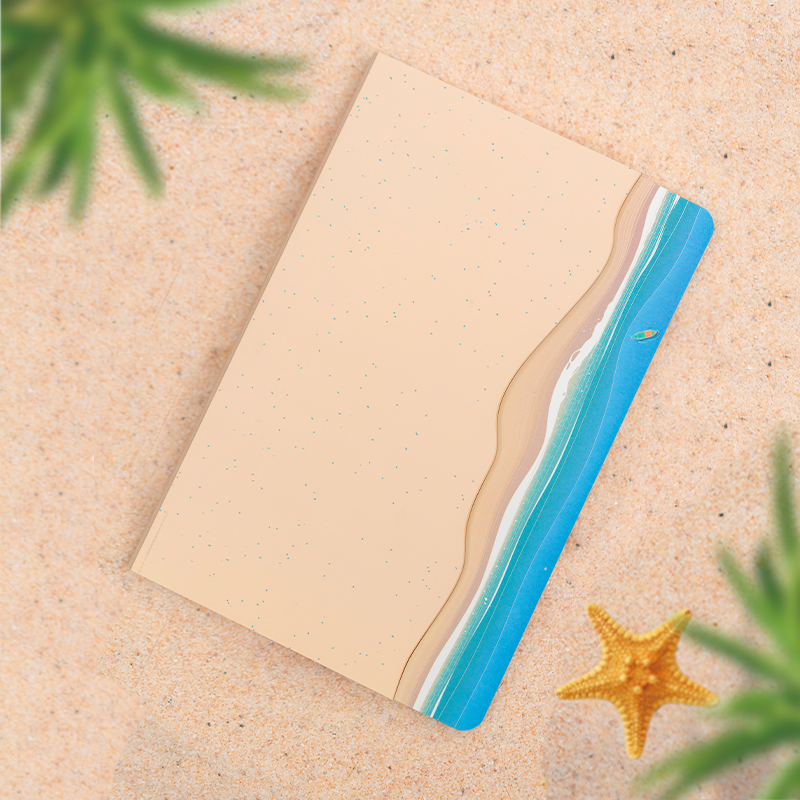 Seaside Holiday 3D Engraved Notebook