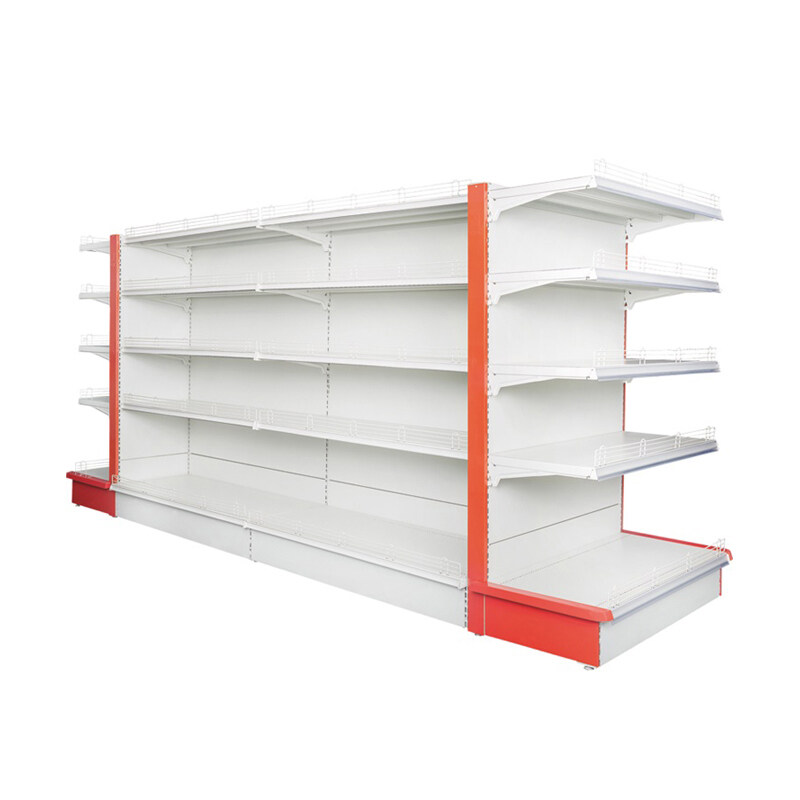 grocery shelves supermarket equipment， grocery store gondola shelving