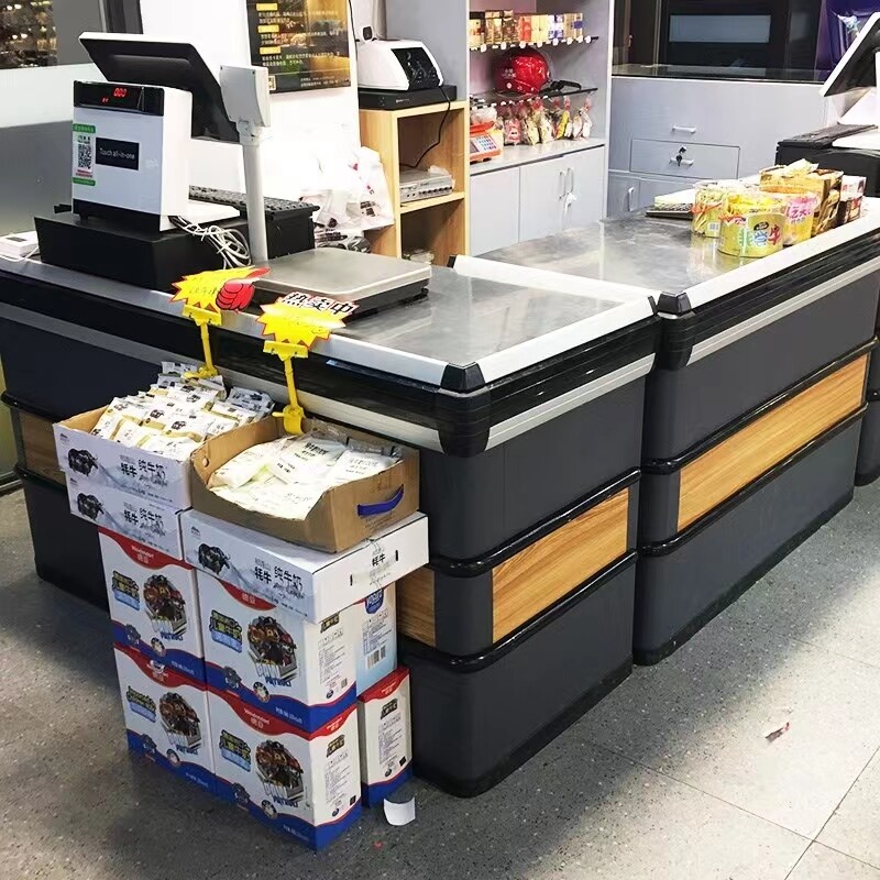 wholesale checkout counter, grocery store checkout counter for sale
