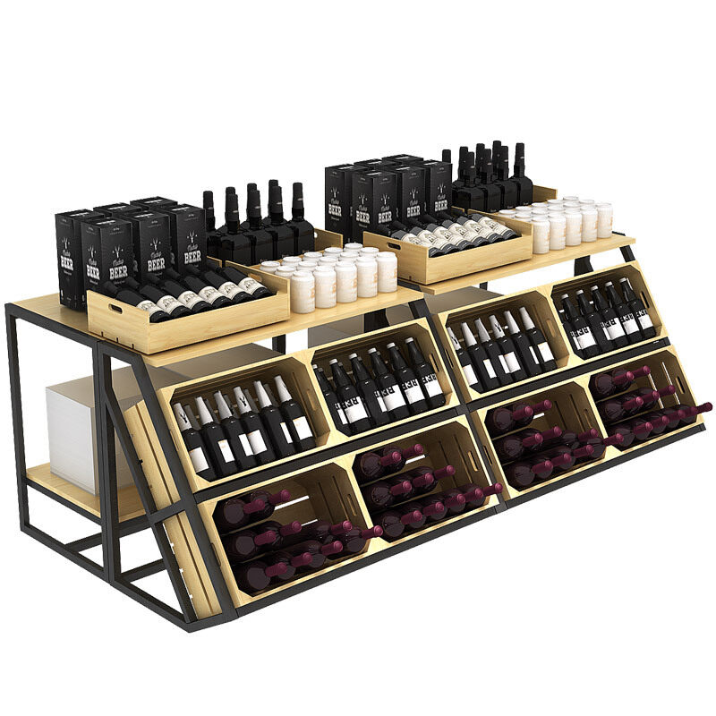 Stackable Modular Wine Rack Stackable Storage Stand Display Shelves