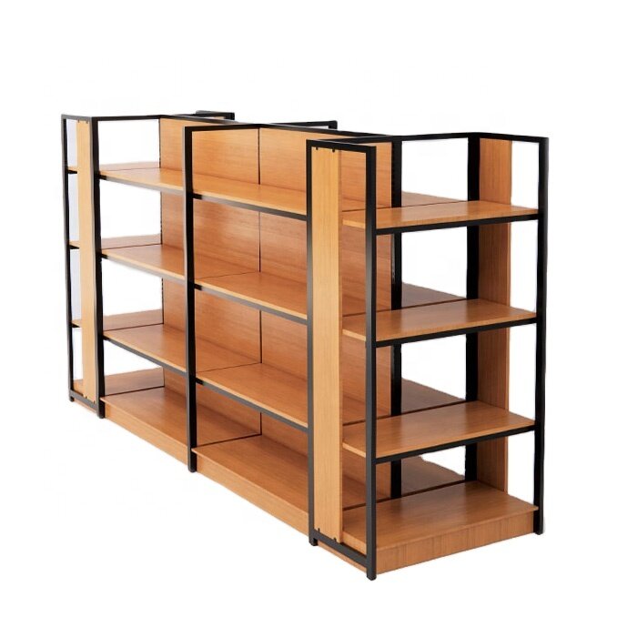 New Design Wooden Display Stand Cosmetic shelves for shop