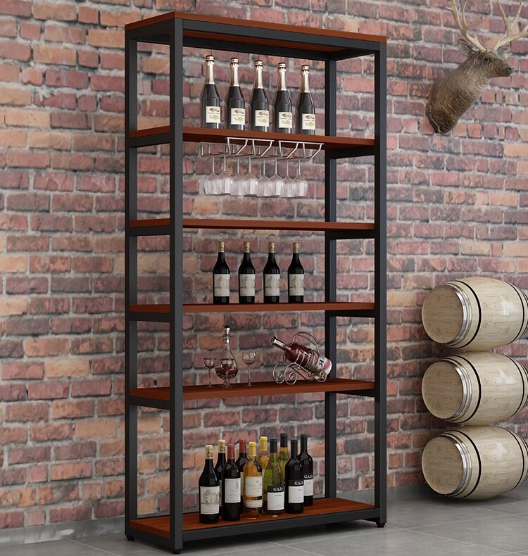 Wine rack wine storage rack liquor display cabinet