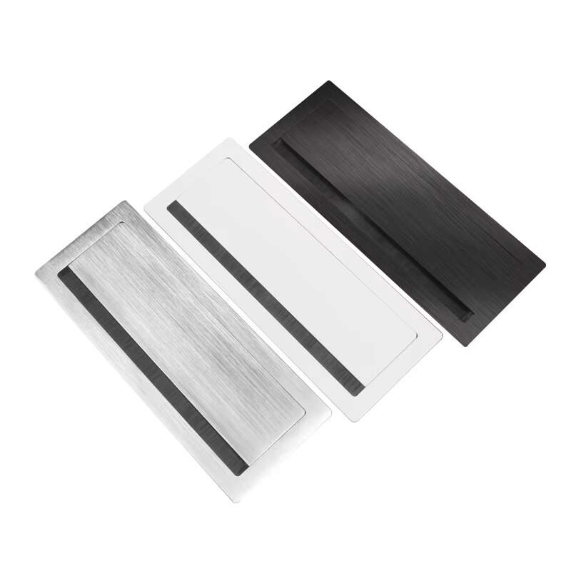 Modern High Quality Aluminum Alloy Cable Grommet Hole Wire Box Home Office Hotel Furniture Tables Computer Apartment School