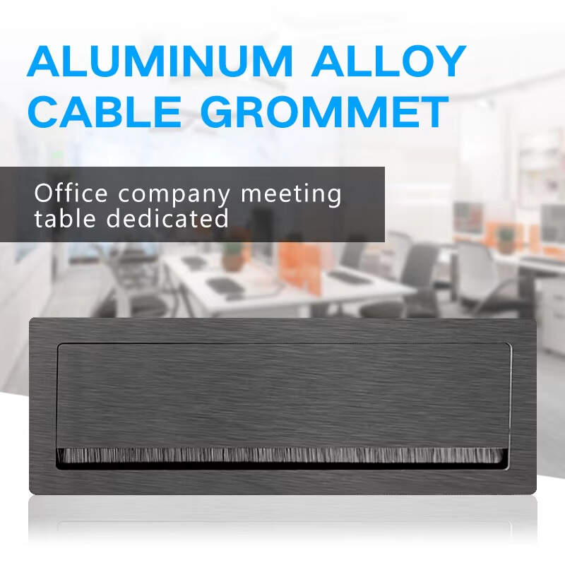 aluminum alloy cable grommet, cable grommet for computer desk, cable grommet, furniture cable grommet, cable management grommet, office cable grommet, table cable grommet, home office cable grommet, apartment furniture wire box, school furniture cable grommet, High quality modern aluminum alloy cable grommet, Aluminum alloy cable grommet for home office furniture, 20 Years production experienc