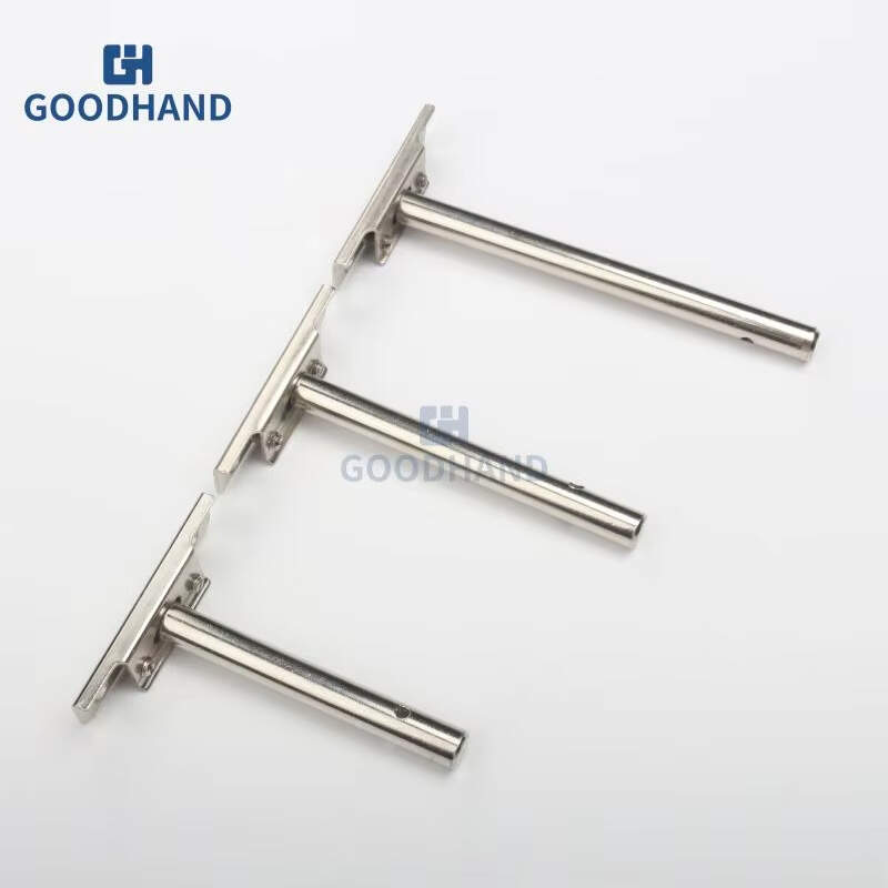 GH A07 High Quality Zinc Finished Iron Material Furniture Hardware Wall Mounting Bracket Metal Cabinet Shelf Support