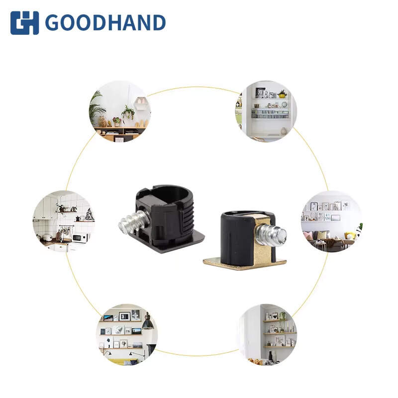 furniture shelf holder, furniture spare parts, metal cabinet shelf support, zinc alloy kitchen cabinet supports, hidden furniture shelf connector, Zinc alloy kitchen cabinet, Hidden cabinet shelf support, Metal cam lock furniture, Hardware connector for kitchen, Cabinet shelf support connector