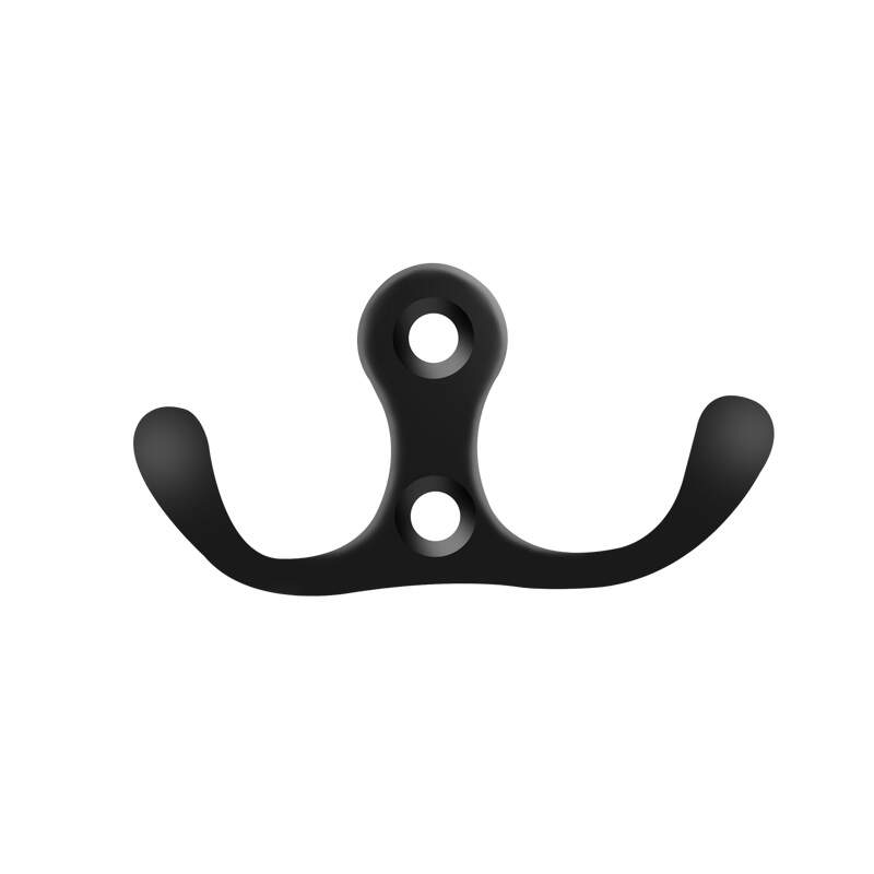 kitchen furniture hook, zinc alloy coat hook, zinc alloy cabinet hook, modern design furniture hook, Silver double hook coat hook