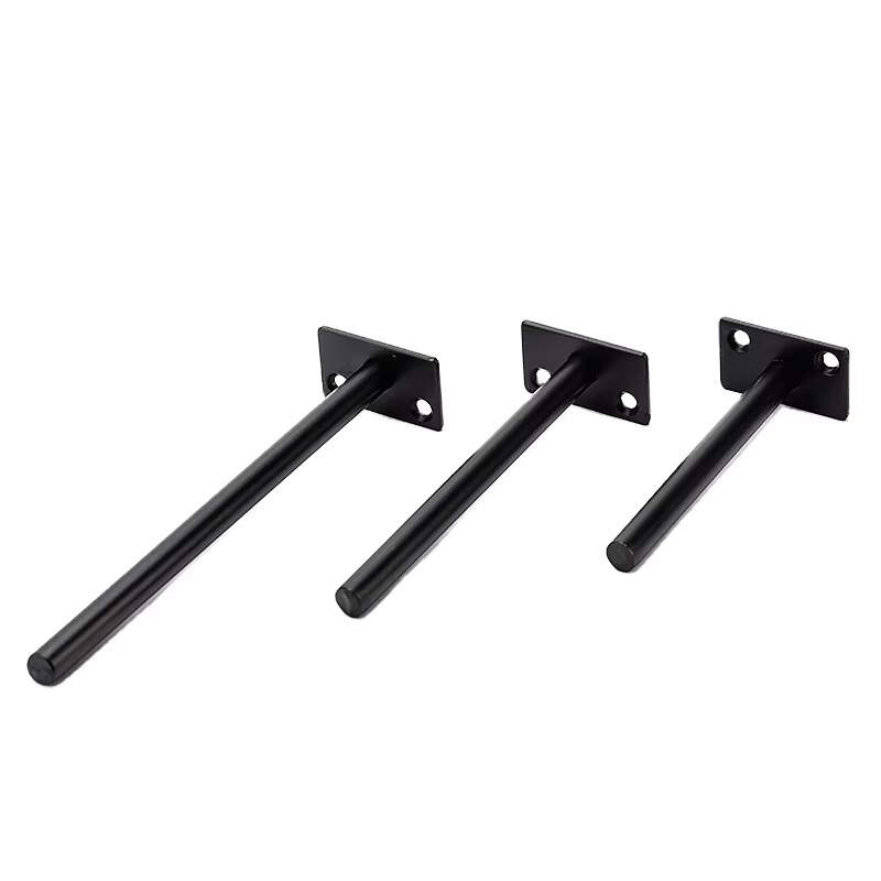 Invisible Iron Suspension Bracket with Zinc Finish Wall Hanging Cabinet Accessories for Wardrobe Connectors & Shelf Supports
