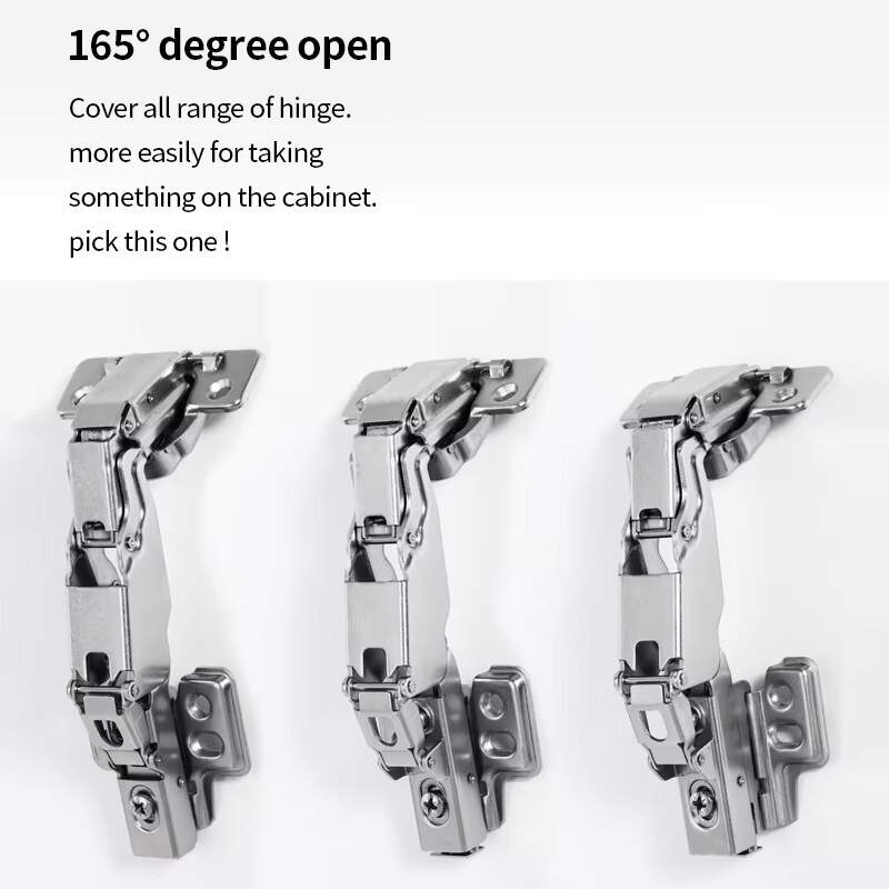 165 degree furniture  door hinge, soft close hinge for cabinets, metal cabinet door damper  hinge, furniture door hinges, 35mm cup diameter hinge, stainless steel cabinet hinge, kitchen cabinet hinge, door cabinet hinge, living room cabinet hinges