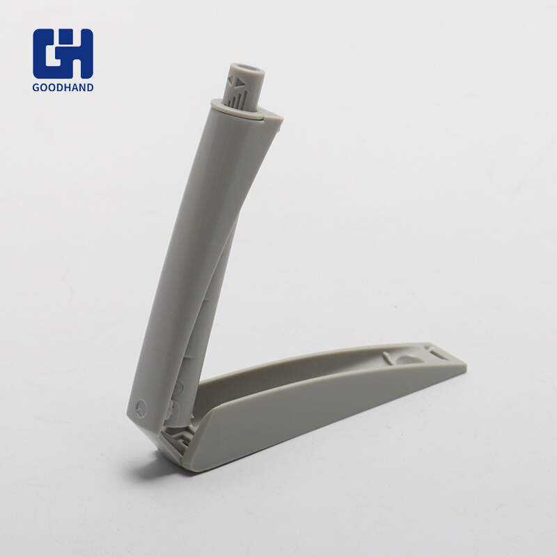 Magnetic door latch cabinet, Push to open furniture, Easy installation hardware, Modern magnetic cabinet, Grey magnetic door latch