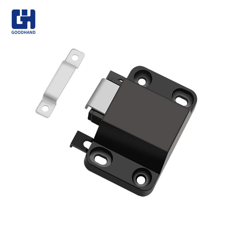 POM Plastic Rebound Magnetic Impact Bead Push Latch Lock Press Type for Wood Cabinet Door-Door Catches & Closers