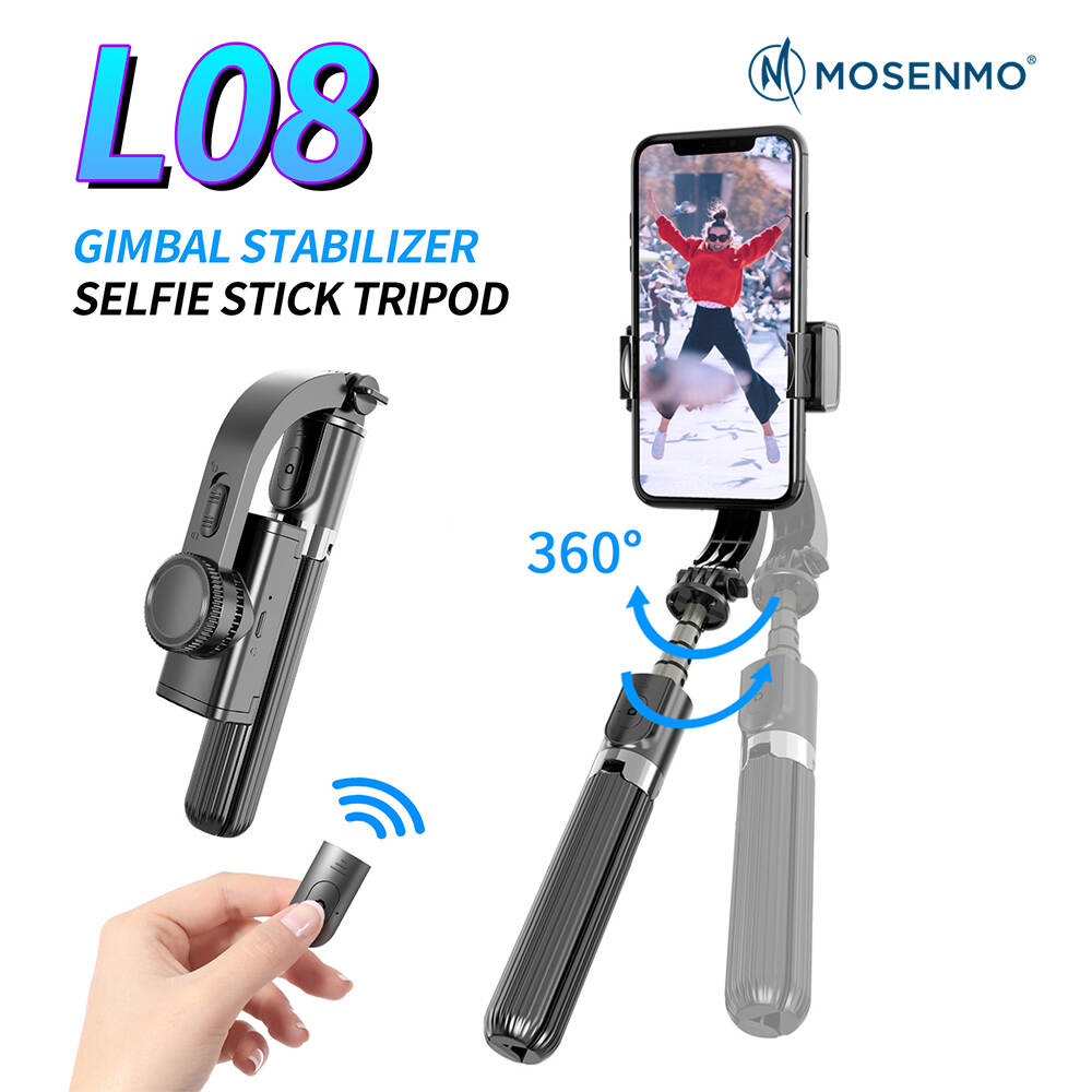 MOSENMO L08 Selfie Stick Gimbal Stabilizer Stand