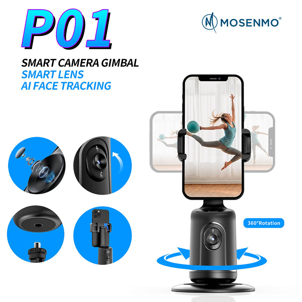 MOSENMO P01 Smart Lens AI Face Tracking Gimbal