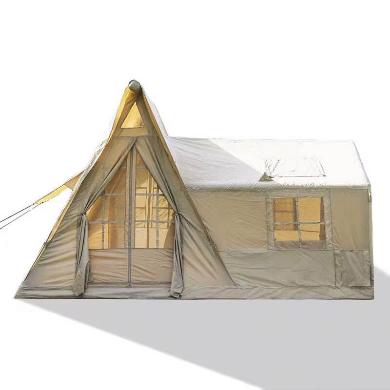 12.3㎡-Special-shaped triangle roof high window inflatable tent