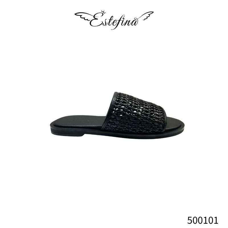 Estefina Hollow Knitted Daily Slippers