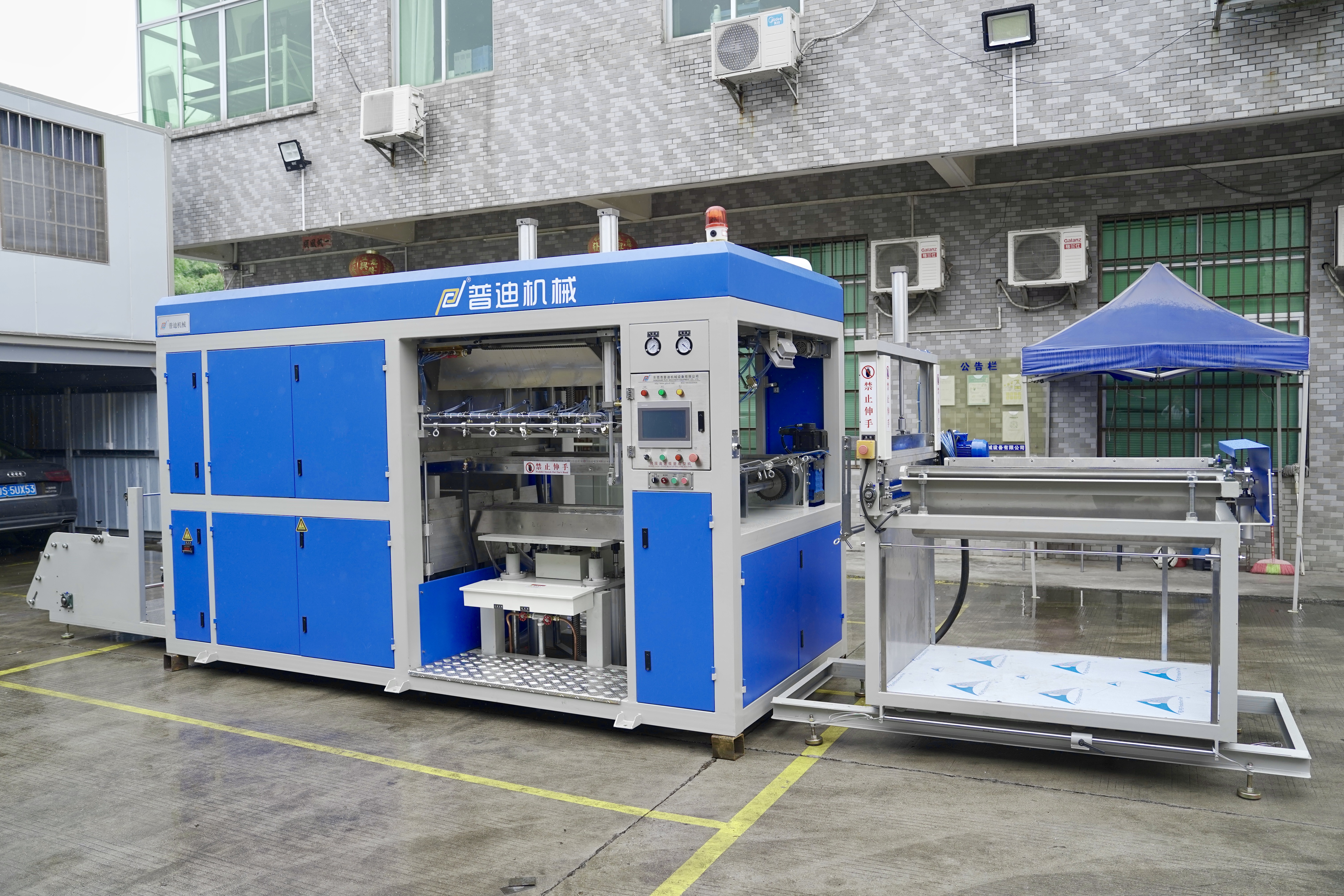 paper cake tray forming machine, tray thermoforming machine, carton tray forming machine