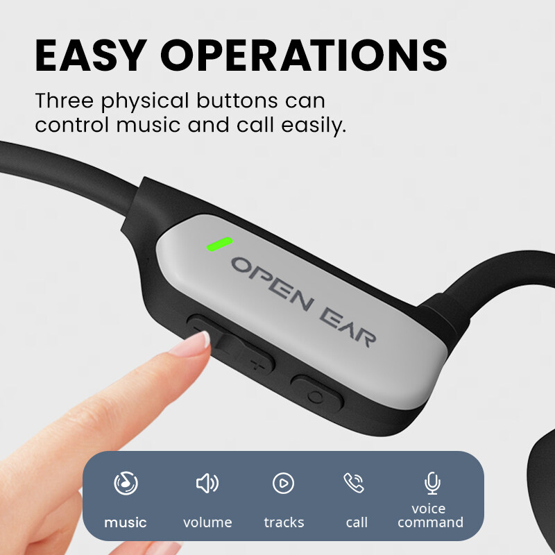 Bone Conduction Wireless Bluetooth Headphones