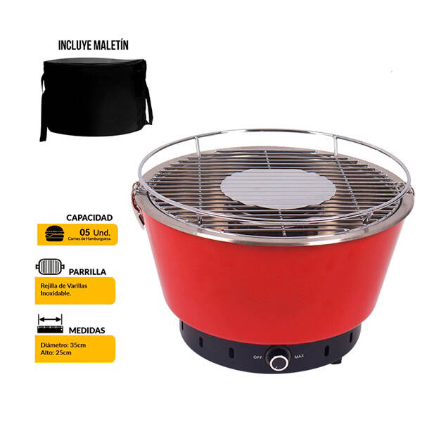 portable outdoor charcoal BBQ grill