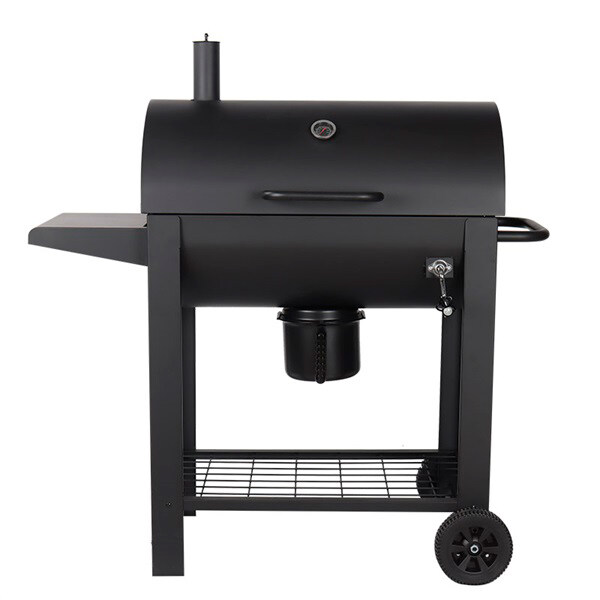 Trolley Outdoor Smoker Barrel Barbecue Charcoal Grills YT01-017