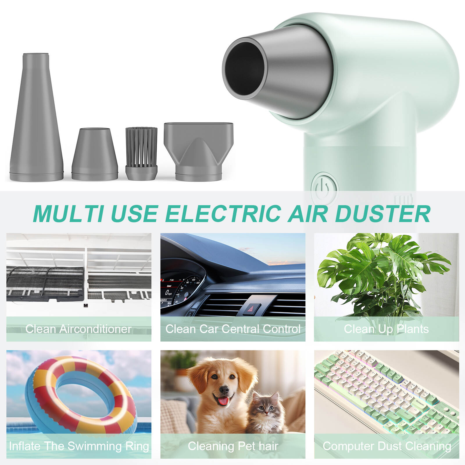 OEM turbo jet fan ，  High velocity air blower，  Industrial compressed air duster，  Violent airflow fan，  High pressure mini fan，  Brushless motor air blower，  Turbo force handheld fan，