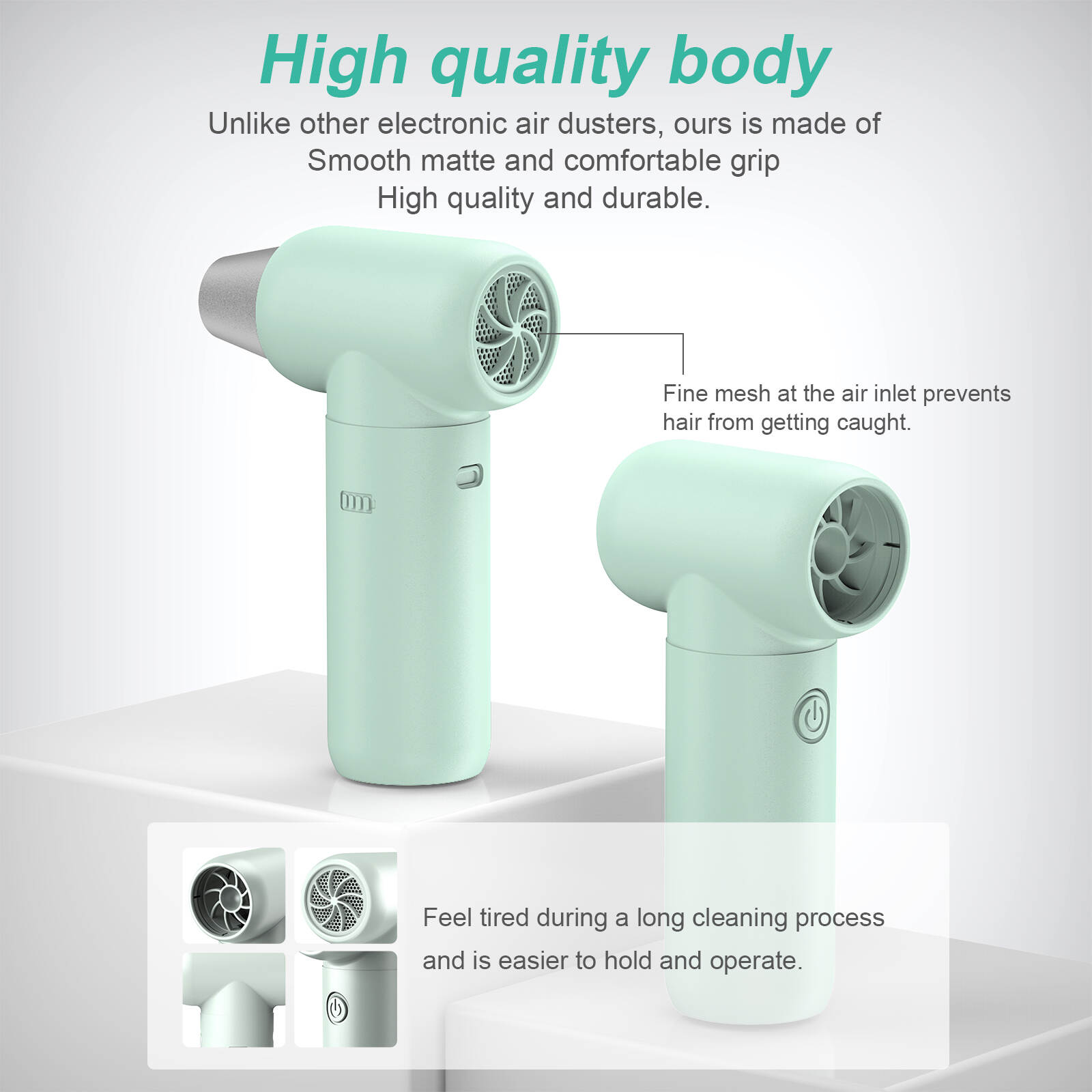 OEM turbo jet fan ，  High velocity air blower，  Industrial compressed air duster，  Violent airflow fan，  High pressure mini fan，  Brushless motor air blower，  Turbo force handheld fan，