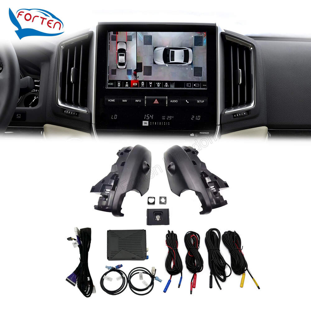 3D Panoramic Bird View DVR Surround Parking Monitor 360 Degree Car Camera System