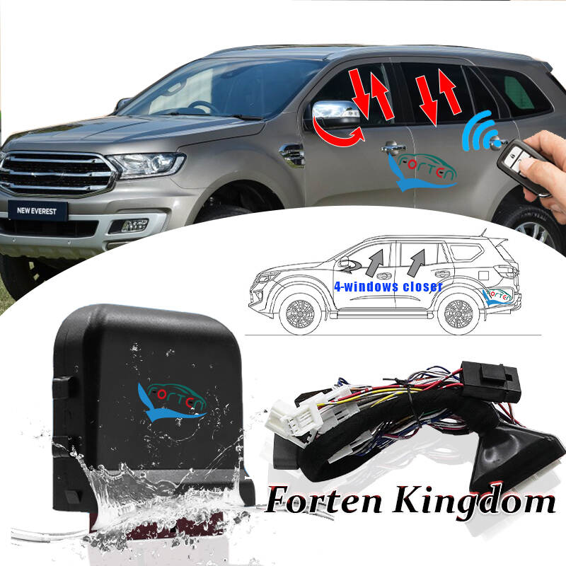 Car Automatic Window Close Mirror Fold Kits For Ford Everest 2017-2023 Left Hand Drive Car Power Remote Key Start Electronics