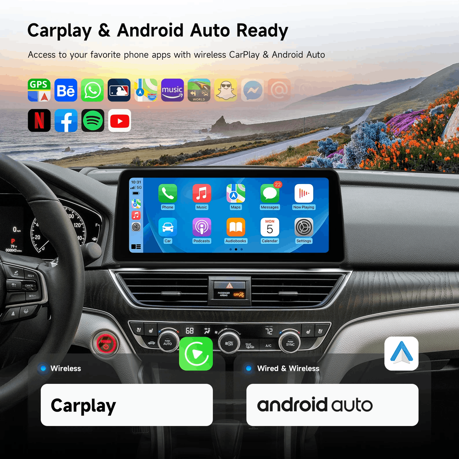 Dasaita head unit, Android car stereo, Honda Accord 10th Gen 2018 - 2021, wireless CarPlay, DSP radio, multimedia player, in car upgrade, vehicle specific stereo,Dasaita Head Unit Honda Accord 10th Gen 2018-2021,Dasaita Android Car Stereo for Honda Accord 2018-2021,Honda Accord 10th Gen Dasaita Head Unit Upgrade,Dasaita Wireless CarPlay DSP Radio Honda Accord 2018-2021,Dasaita Multimedia Player with Wireless CarPlay Honda Accord 10th Gen,Android Car Stereo DSP Sound System for Honda Accord 2018-2021,Dasaita CarPlay Head Unit Upgrade for Honda Accord 10th Gen,Honda Accord 10th Gen 2018-2021 Car Stereo Upgrade,Dasaita Head Unit for Honda Accord 2018 2019 2020 2021,10th Gen Honda Accord Android Head Unit,